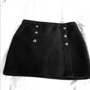 WHBM Black Midi Boot Skirt